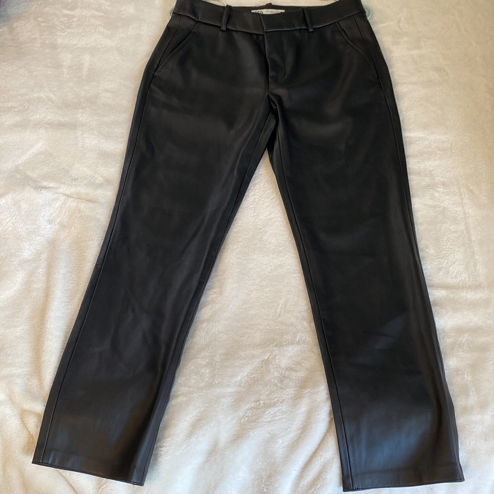 Zara leather pants